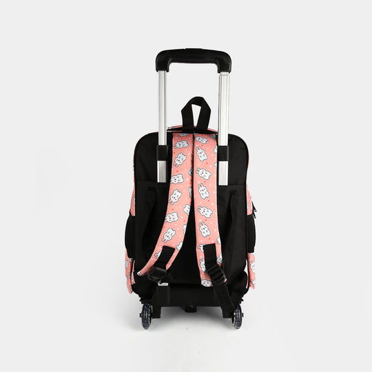 Levup Rabbit Pink Trolley Bag 2 Wheel | Grade  (1-4)