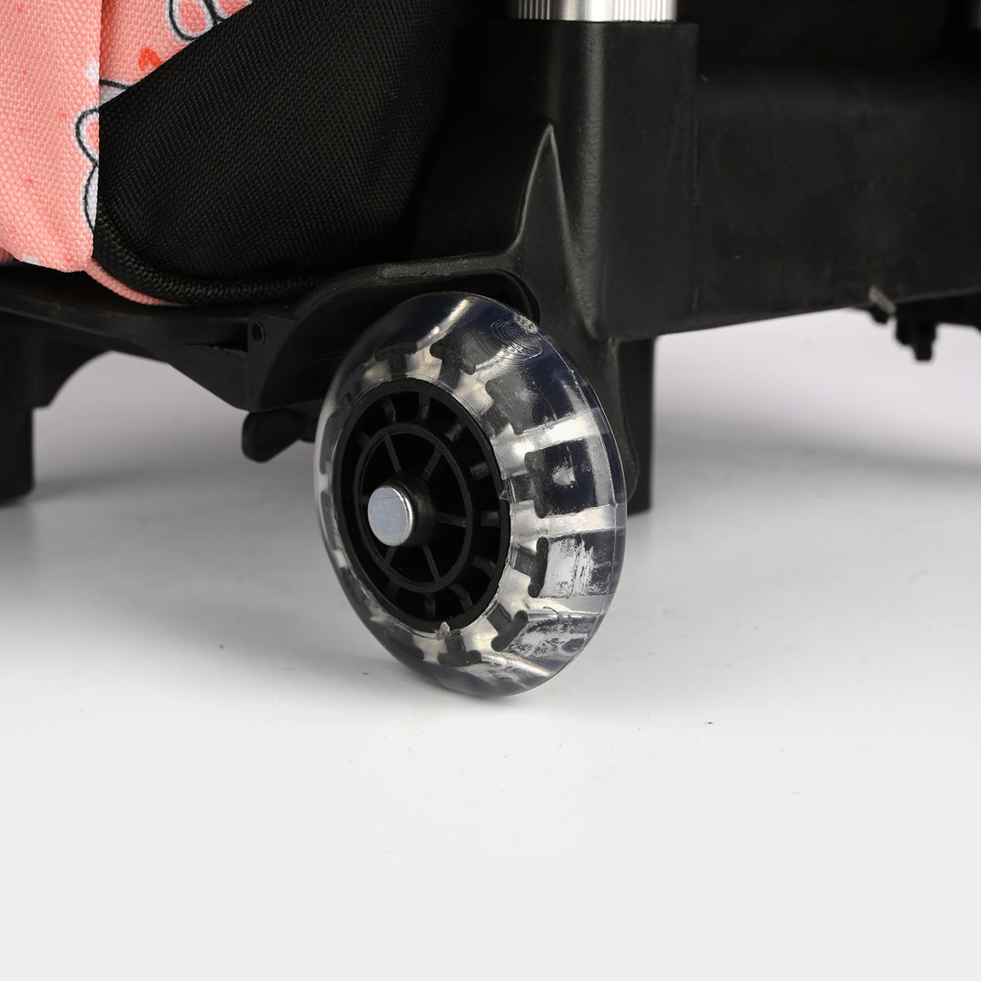 Levup Rabbit Pink Trolley Bag 2 Wheel | Grade  (1-4)