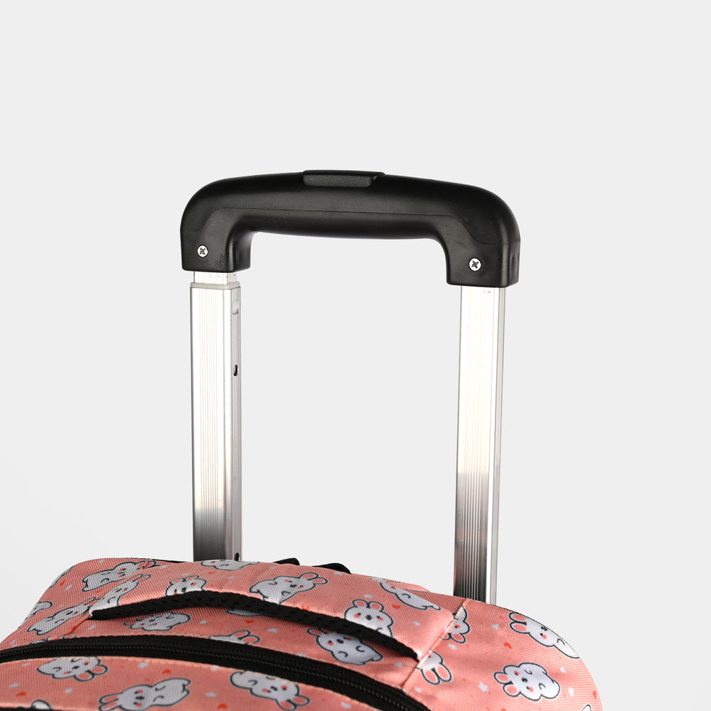 Levup Rabbit Pink Trolley Bag 2 Wheel | Grade  (1-4)