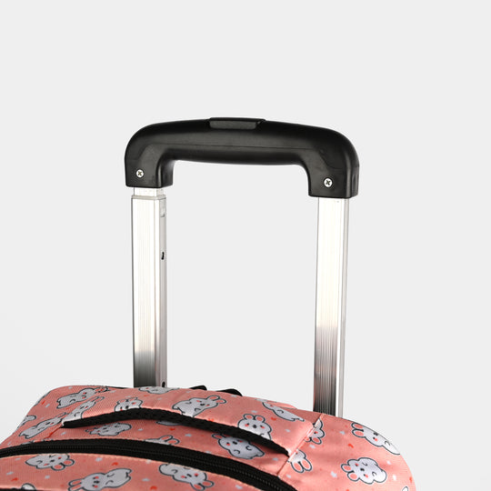Levup Rabbit Pink Trolley Bag 2 Wheel | Grade  (1-4)