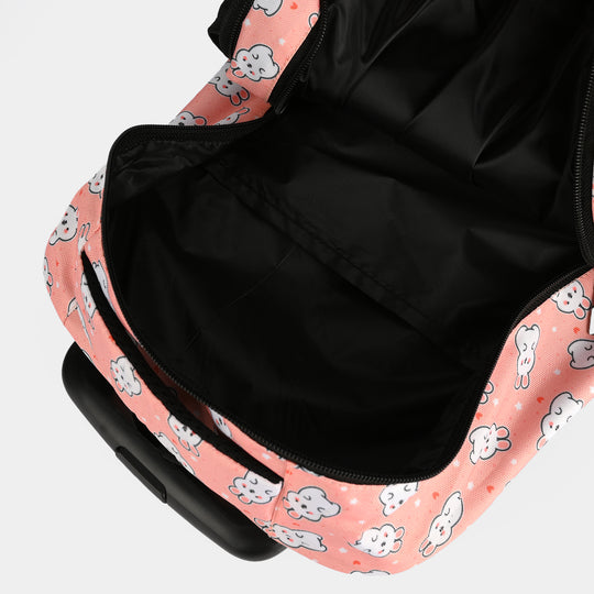 Levup Rabbit Pink Trolley Bag 2 Wheel | Grade  (1-4)