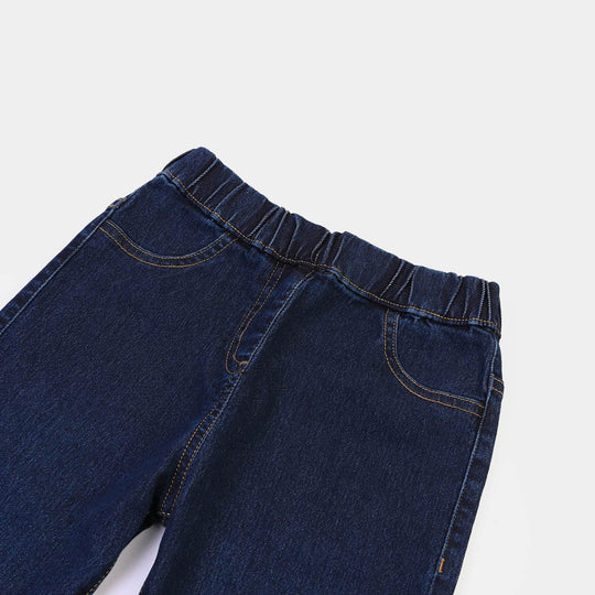 Girls Denim Stretch Jegging Basic - DARK BLUE