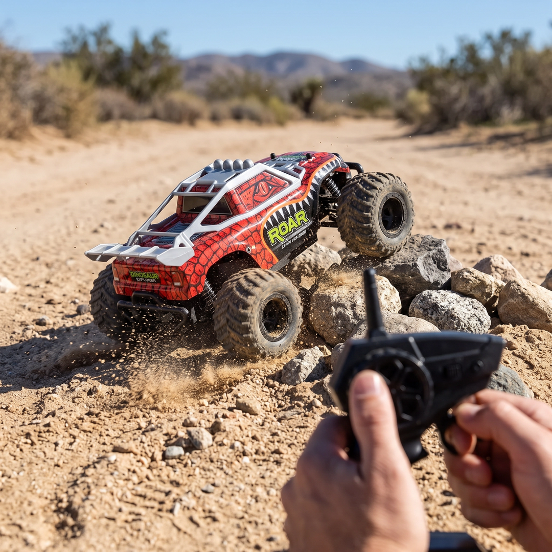 Dinosaurs Speed Car (2.4 GHz Remote-Controlled Monster Truck)