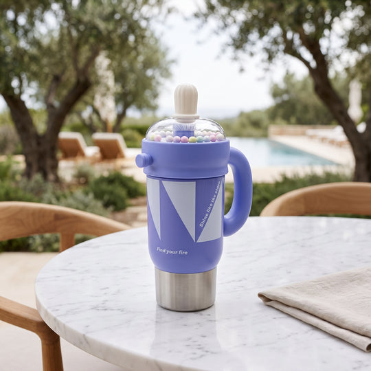 Stainless Steel Straw Mug/Tumbler | 750Ml