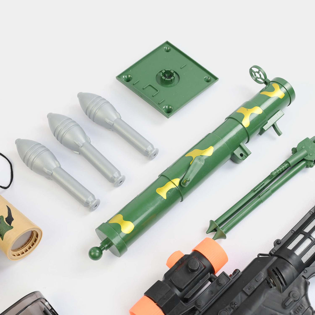 Kids' Military Mission Combat Toy Playset