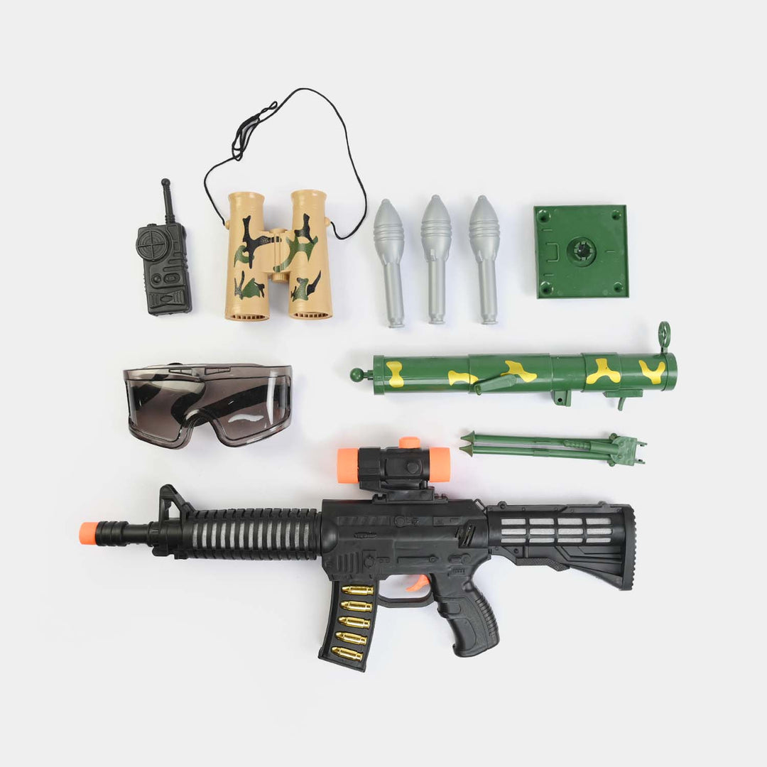 Kids' Military Mission Combat Toy Playset