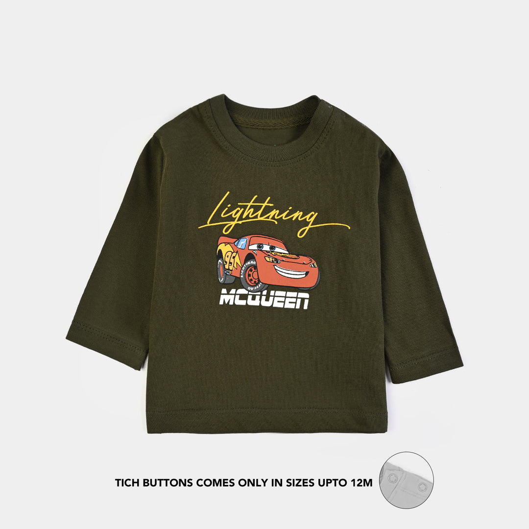 Infant Boys Cotton Jersey T-Shirt F/S Lightning Mcqueen