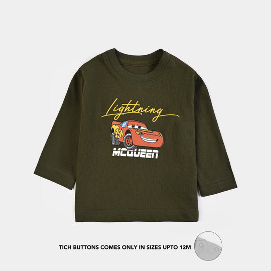 Infant Boys Cotton Jersey T-Shirt F/S Lightning Mcqueen