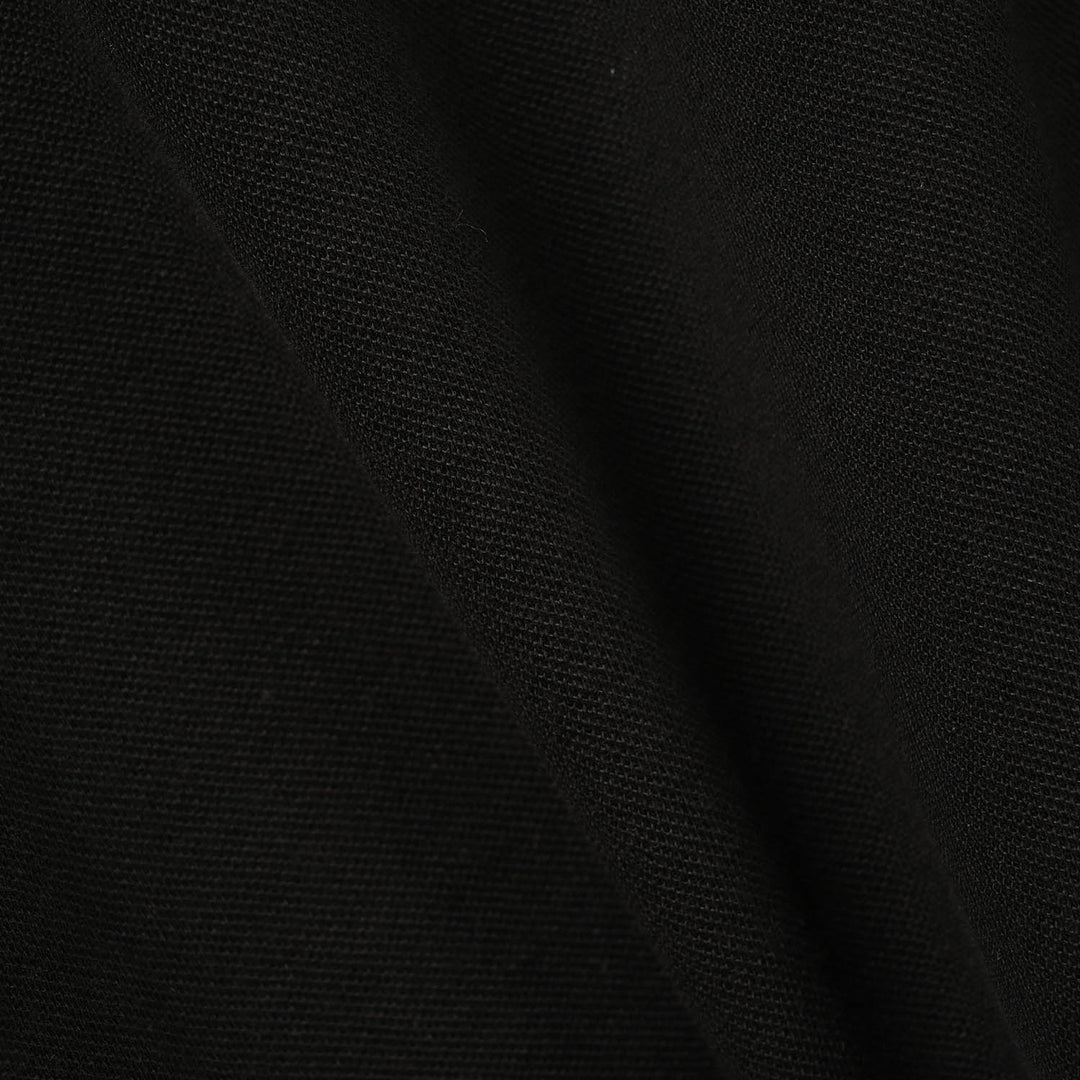 Boys Cotton Polo Varsity - BLACK