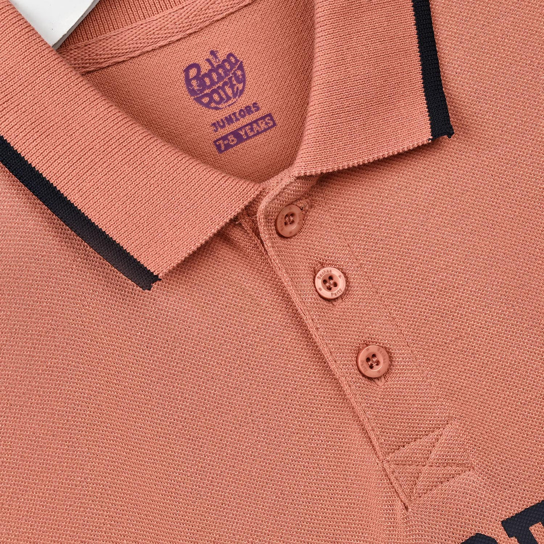 Boys Cotton PK Polo F/S Keep Ready