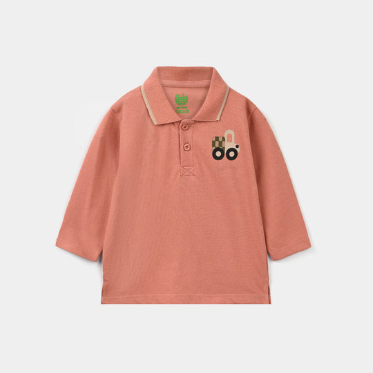 Infant Boys Cotton PK Polo F/S Toy Truck