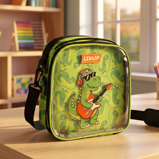 LEVUP Lunch Bag Green Dino