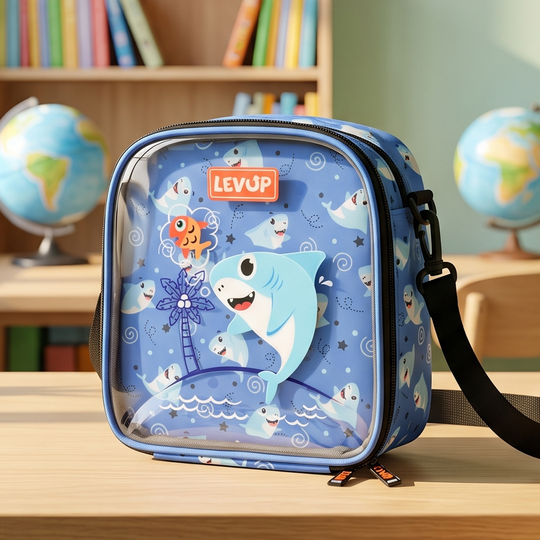 LEVUP Lunch Bag Blue Shark