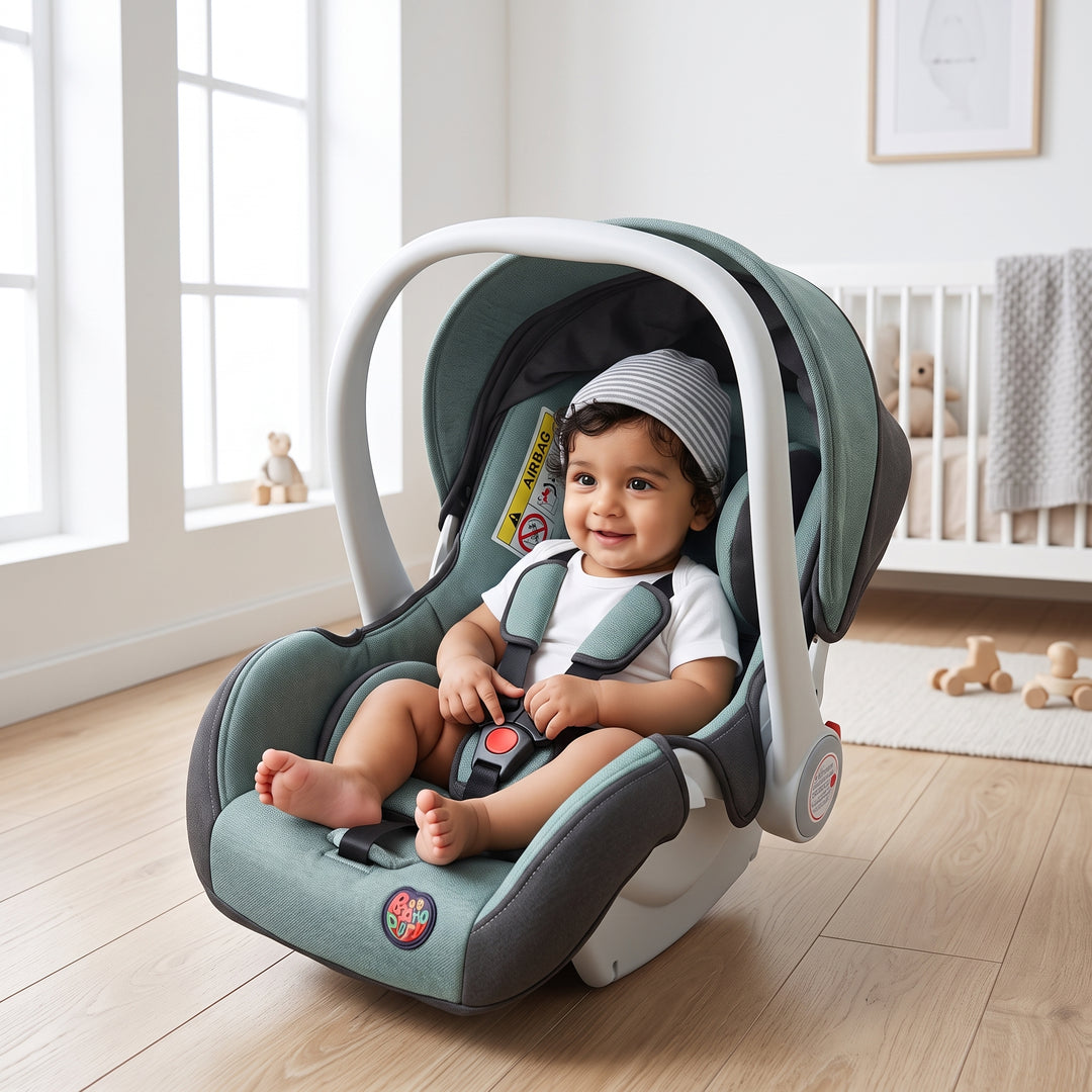 Baby Carry Cot Green