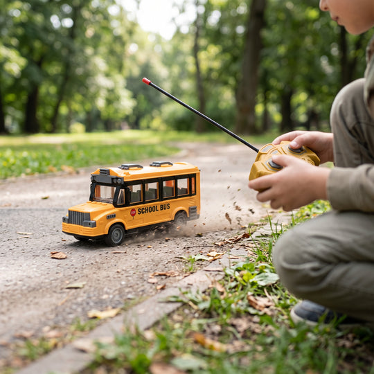 Remote Control School Bus with Light & Music