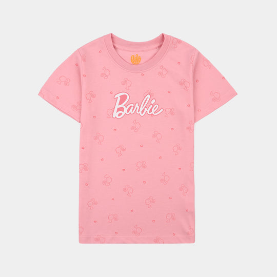 Girls Poly Cotton Jersey Night Suit Character-Fairytale