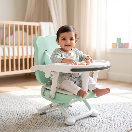 Multifunctional Kids Dining Chair with Music and Light