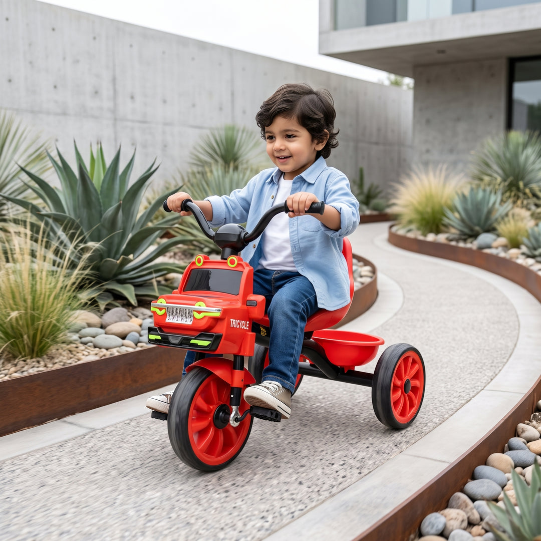 Kids Pedal Tricycle with Light & Sound
