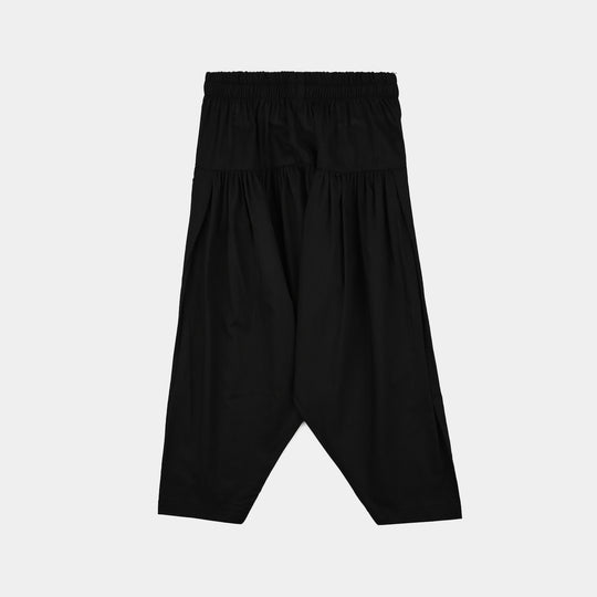 Girls Cotton 2Pcs Basic-Black
