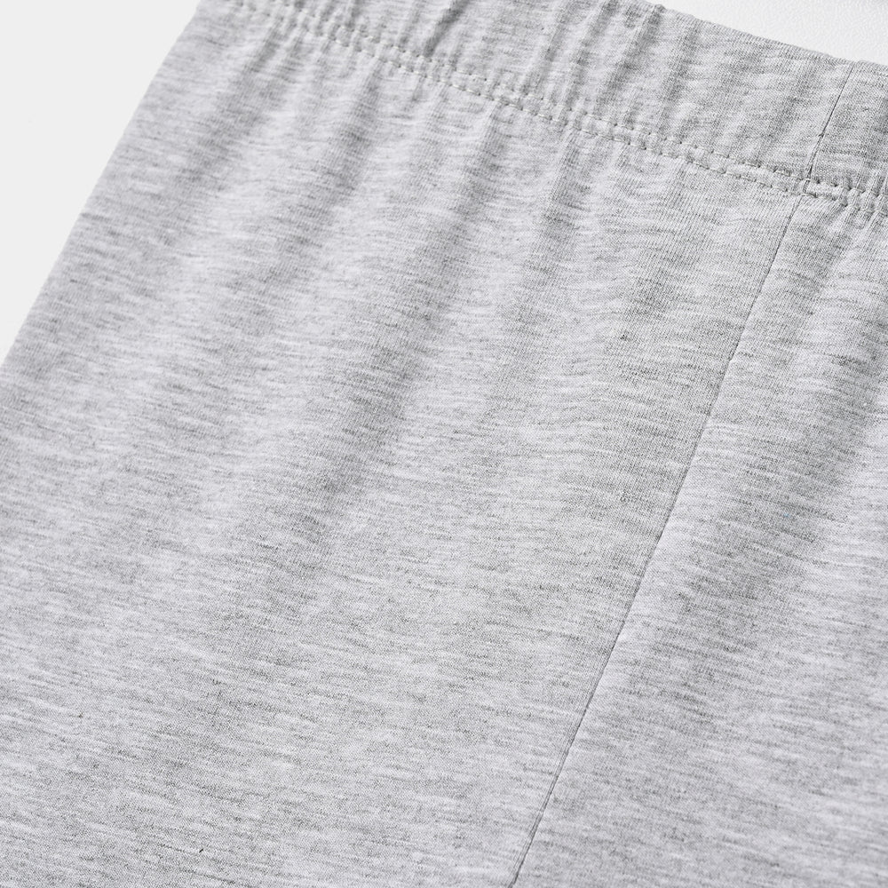 Infant Girls Lycra Jersey Plain Tights H-Grey