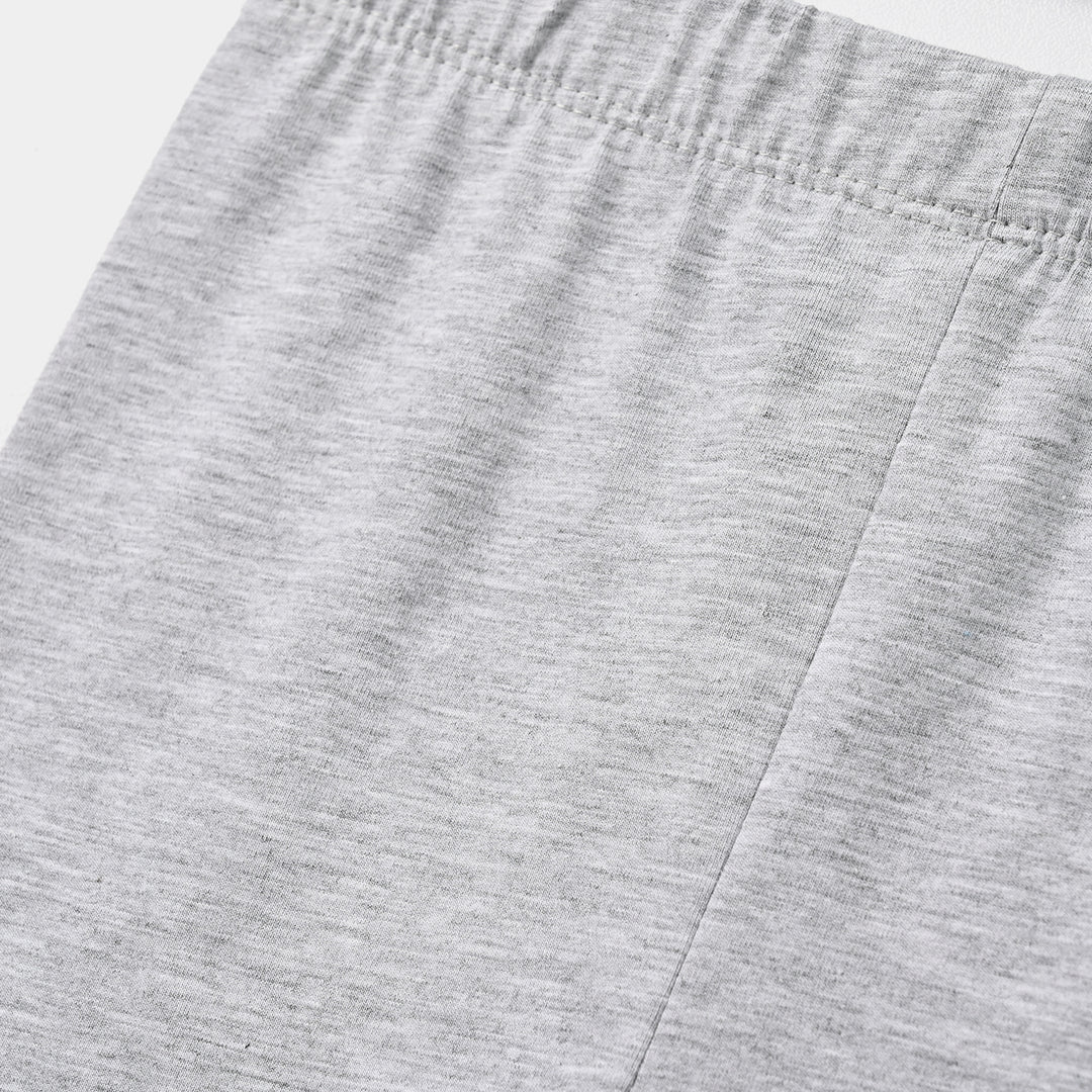 Infant Girls Lycra Jersey Plain Tights H-Grey