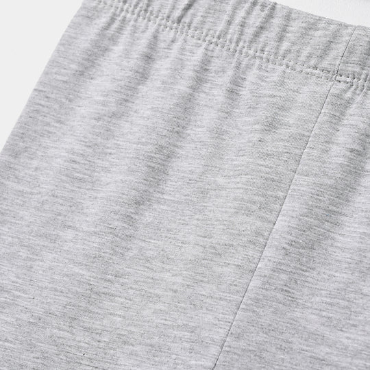 Infant Girls Lycra Jersey Plain Tights H-Grey