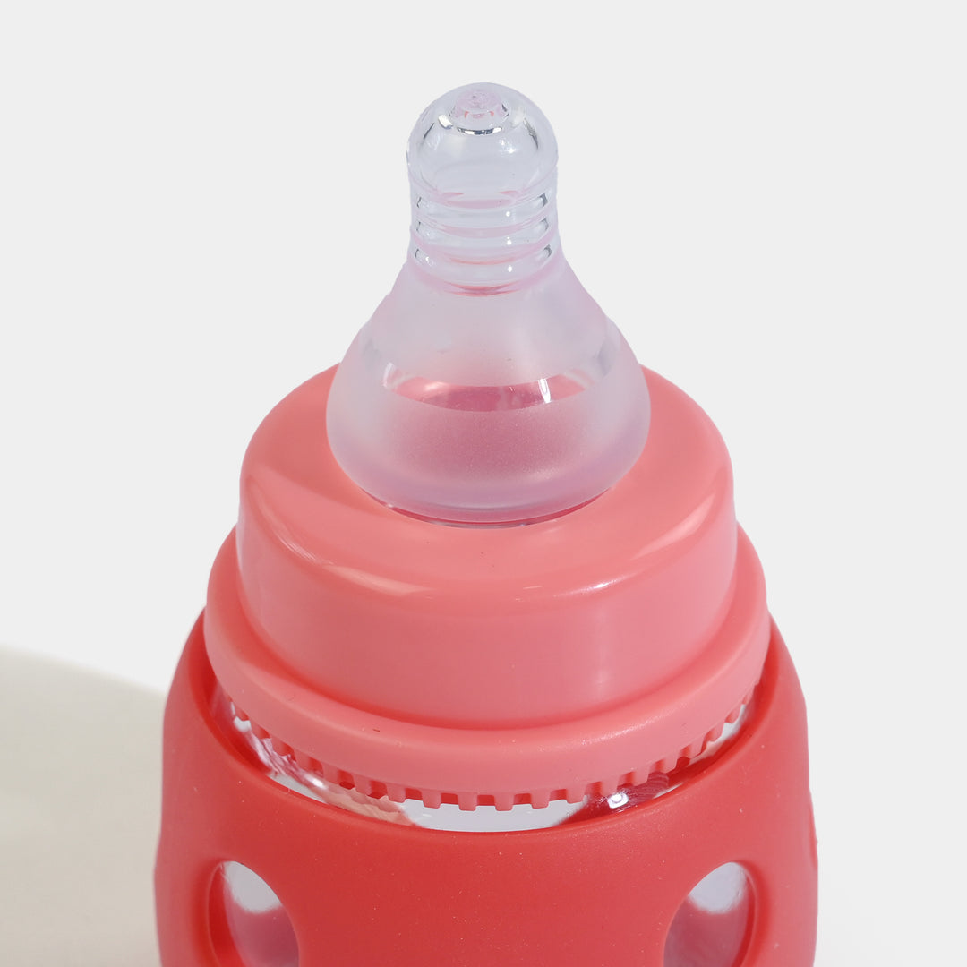 Minitree Newborn Baby Glass Feeder with Silicone Cover | 60Ml
