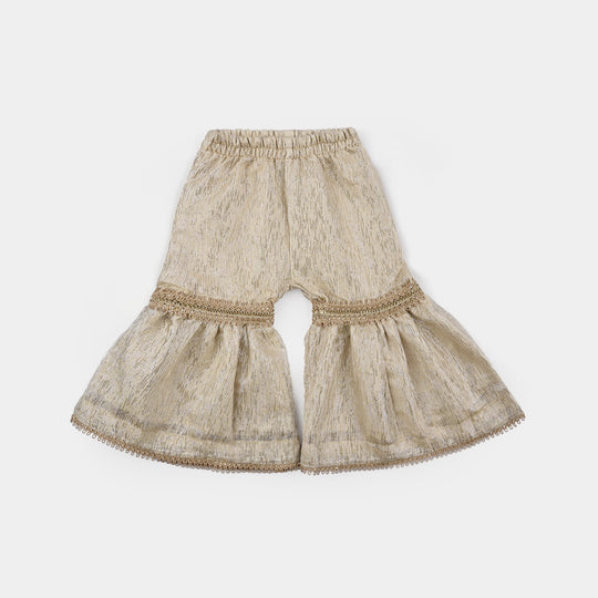 Infant Girls Raw Silk 3 Pcs Chandni - Off White