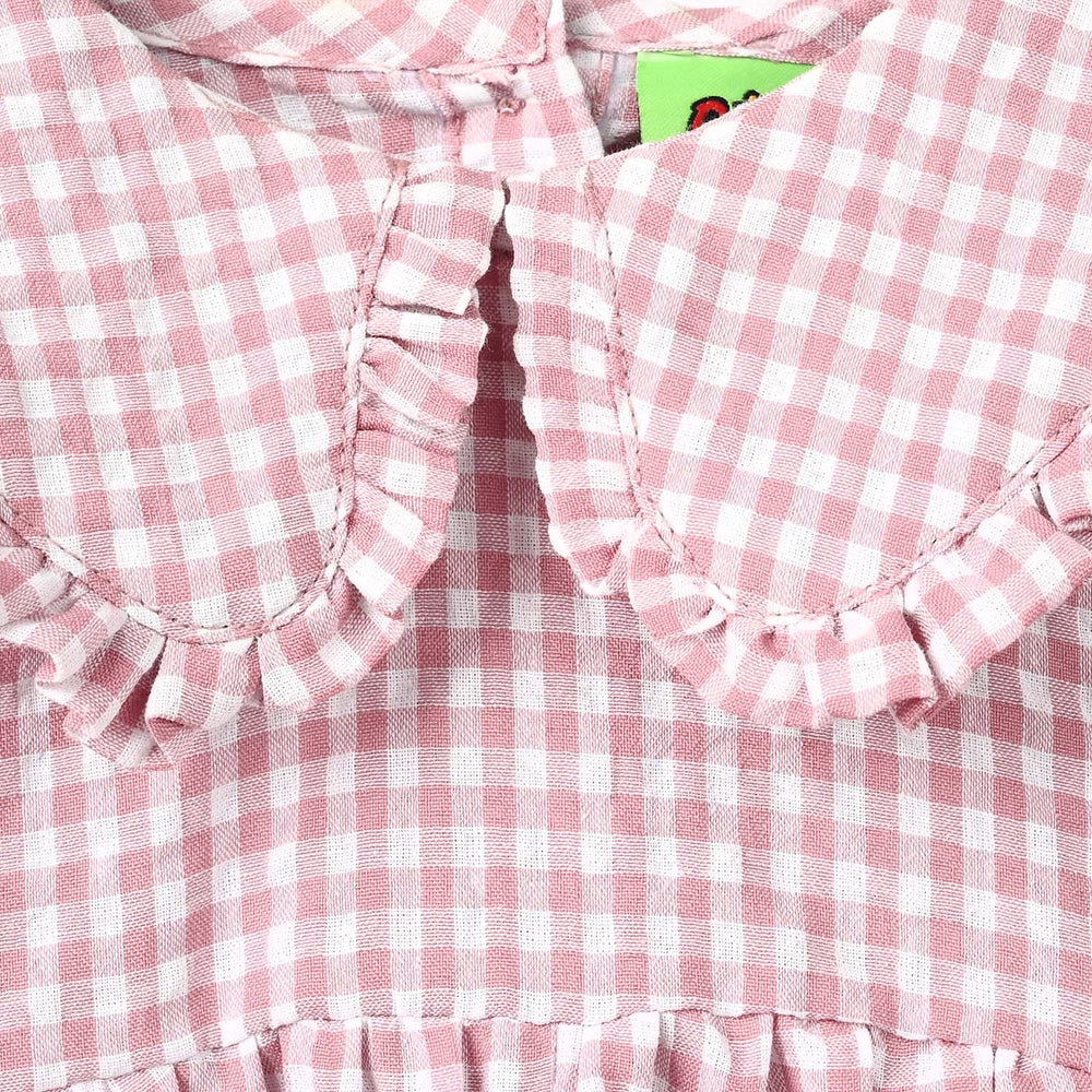 Infant Girls Cotton Casual Top Candy-Pink