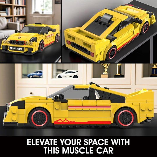 Eight Wide Car Building Blocks 466Pcs