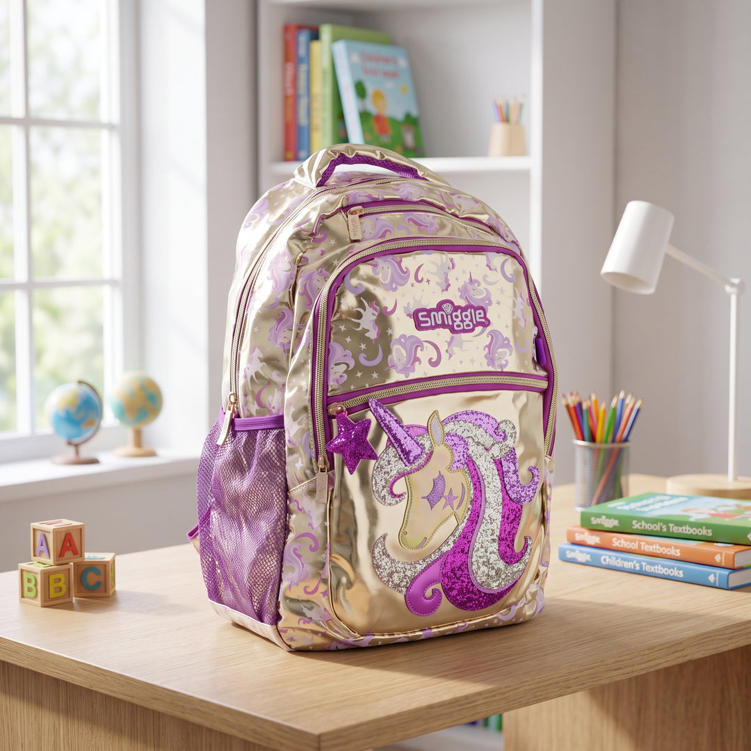 Smiggle 17" School Backpack | Grade 2-5