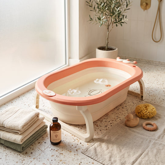 Foldable Baby Bath Tub 2024-1 Yellow