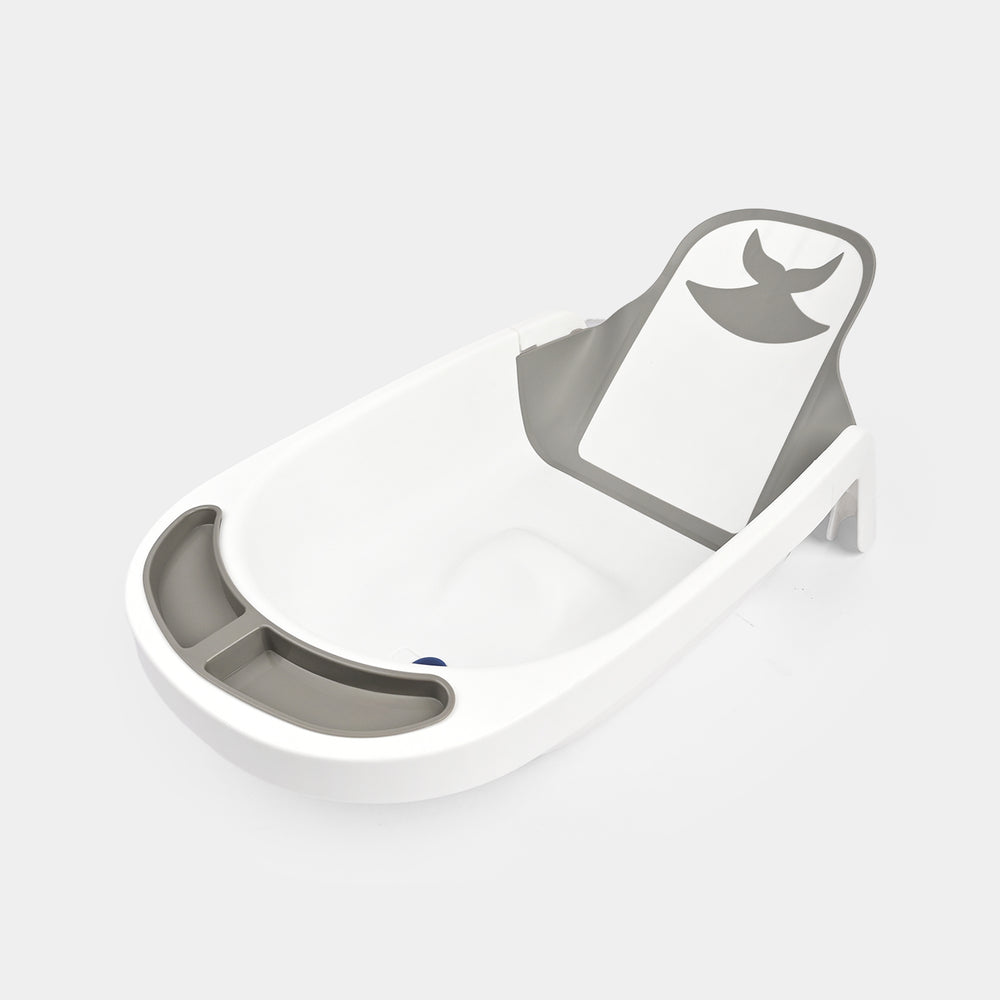 Baby Bath Tub with Adjustable Backrest 8019 Grey