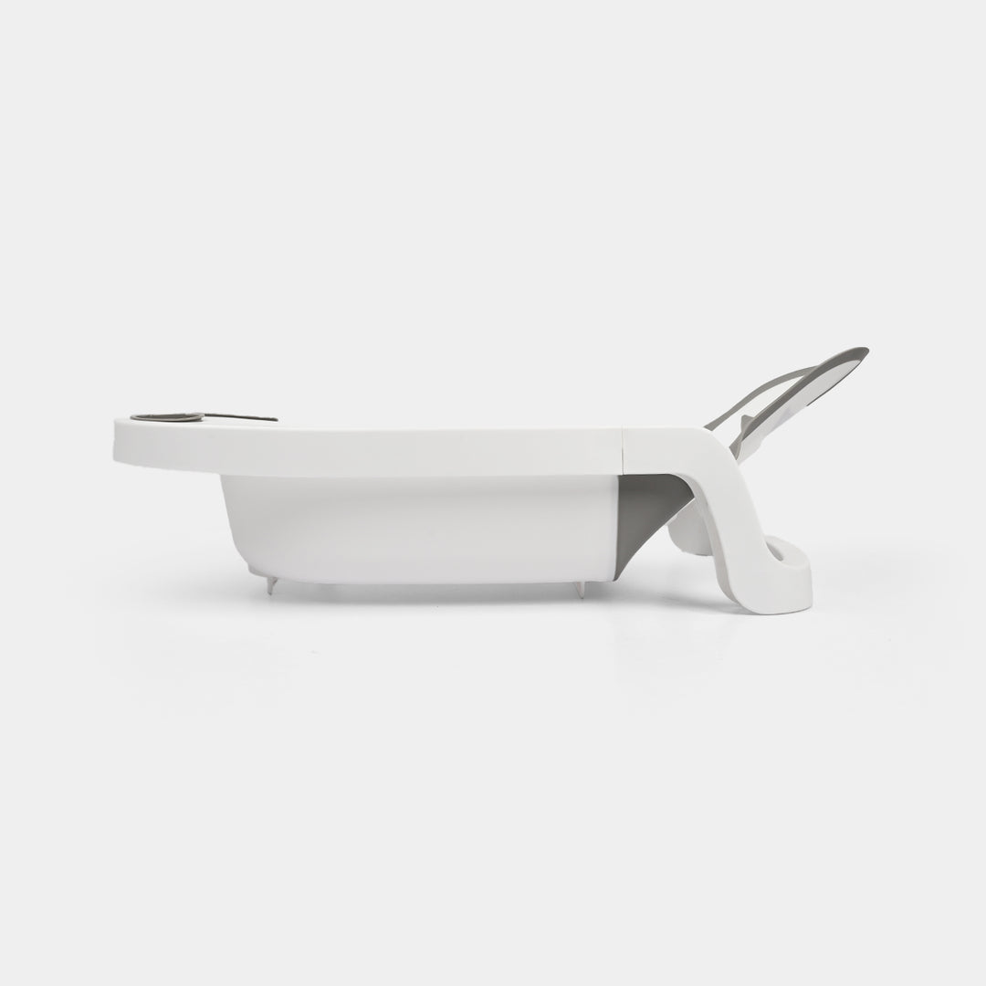 Baby Bath Tub with Adjustable Backrest 8019 Grey