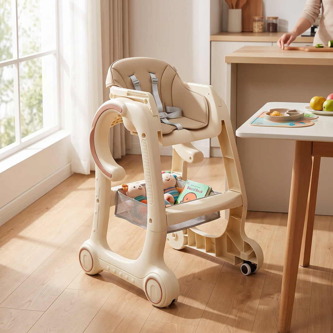 High Chair S08 Light Brown