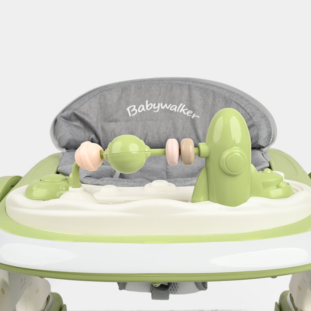 Baby Walker 888 Green With Multi Function