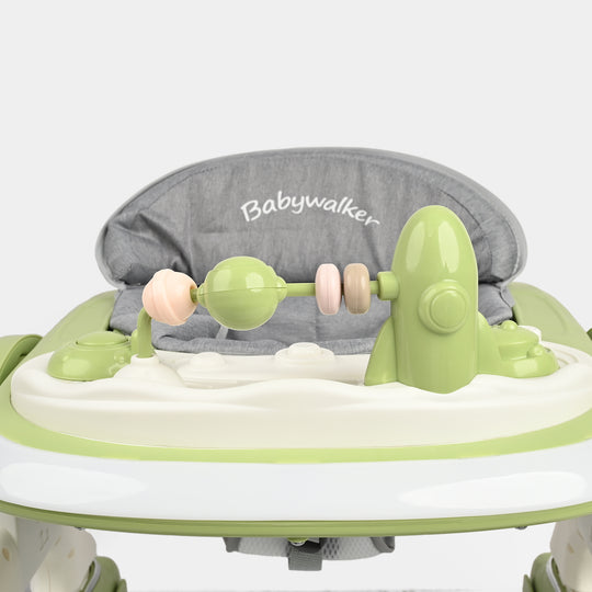 Baby Walker 888 Green With Multi Function