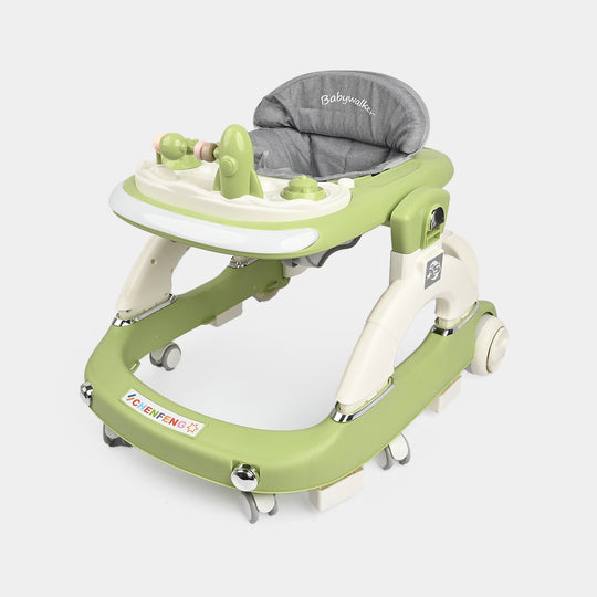 Baby Walker 888 Green With Multi Function