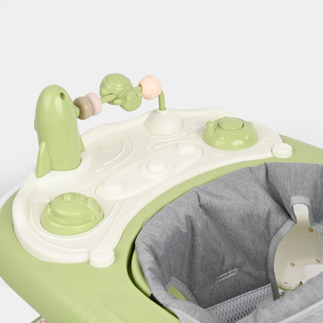 Baby Walker 888 Green With Multi Function