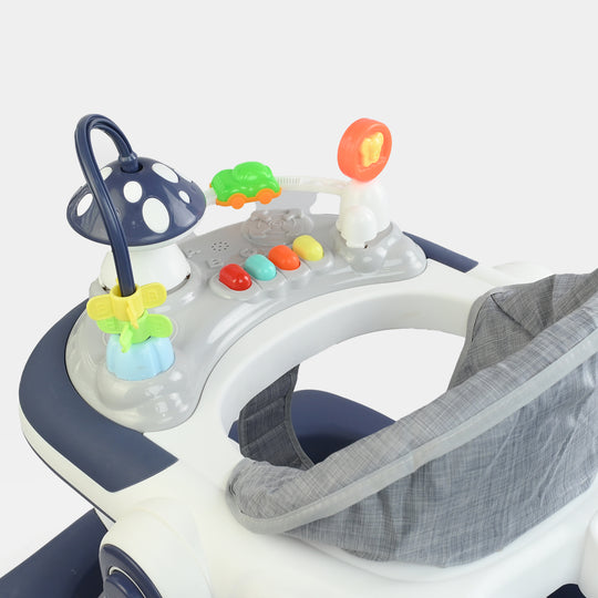 Baby Walker With Multi Function MT-816 Blue