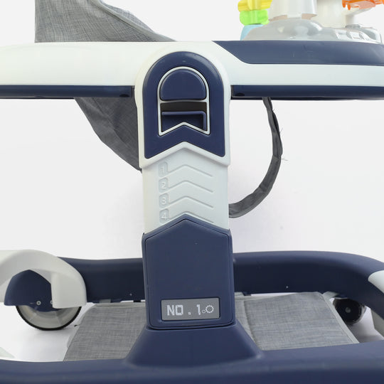Baby Walker With Multi Function MT-816 Blue