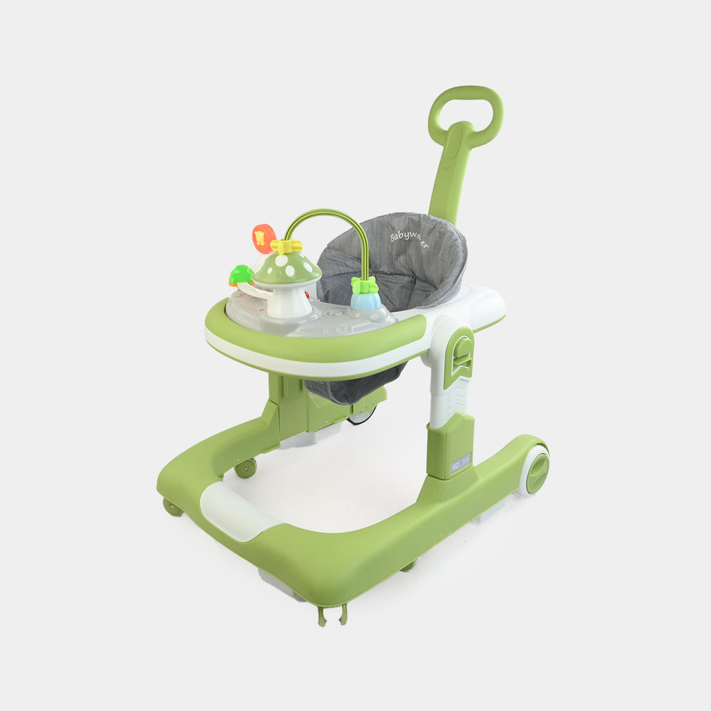Baby Walker With Multi Function MT-816 Green