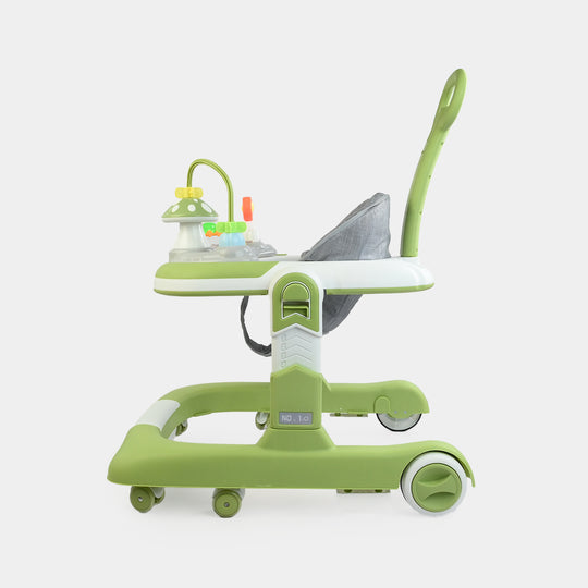 Baby Walker With Multi Function MT-816 Green