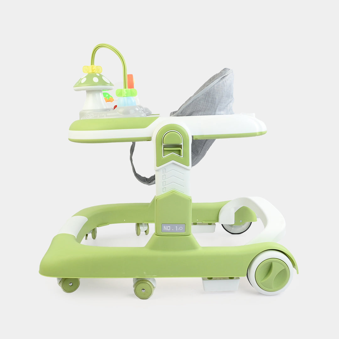 Baby Walker With Multi Function MT-816 Green