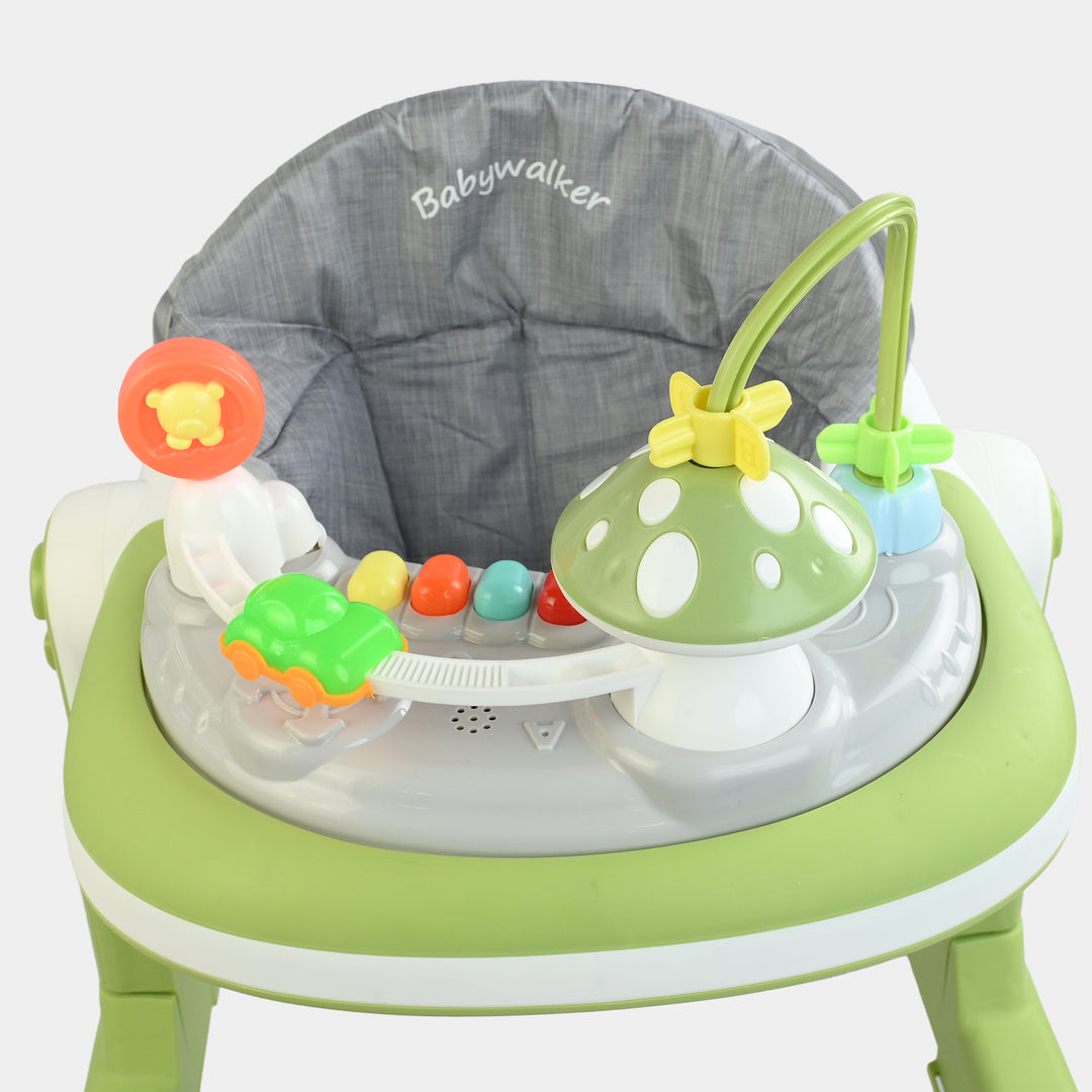 Baby Walker With Multi Function MT-816 Green