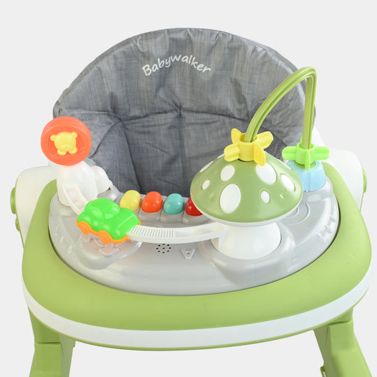Baby Walker With Multi Function MT-816 Green