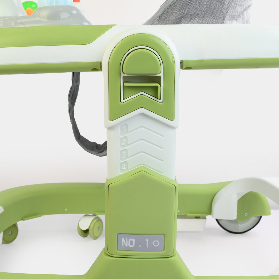 Baby Walker With Multi Function MT-816 Green