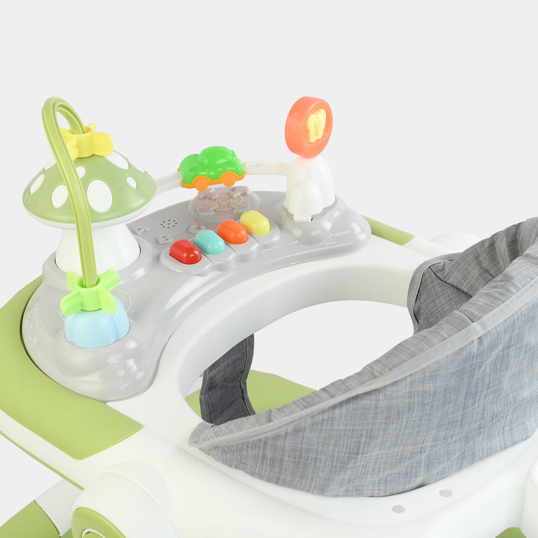Baby Walker With Multi Function MT-816 Green