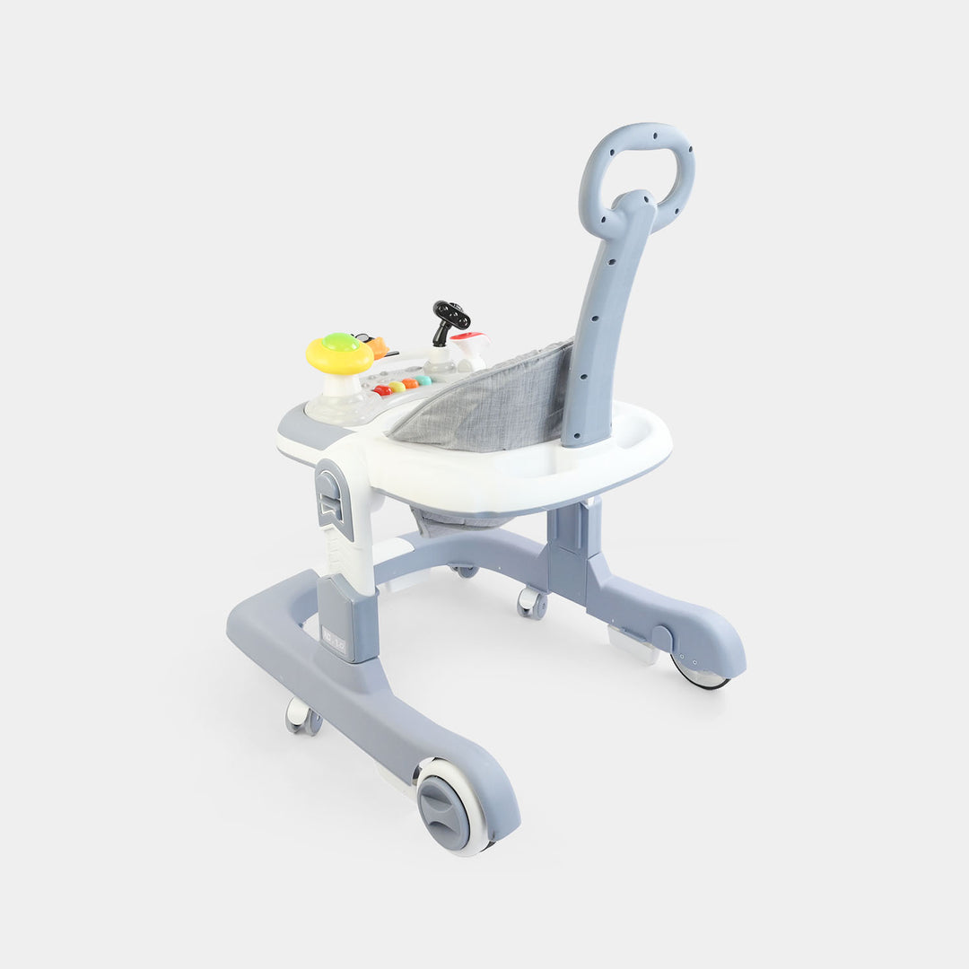 Baby Walker With Multi Function MT-816 Grey