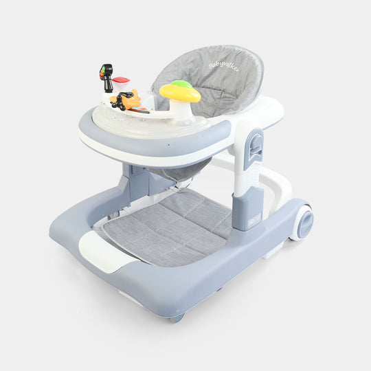 Baby Walker With Multi Function MT-816 Grey